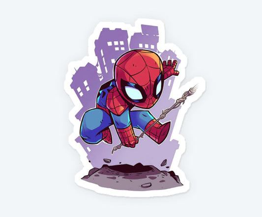 Spider Man Super Hero Sticker