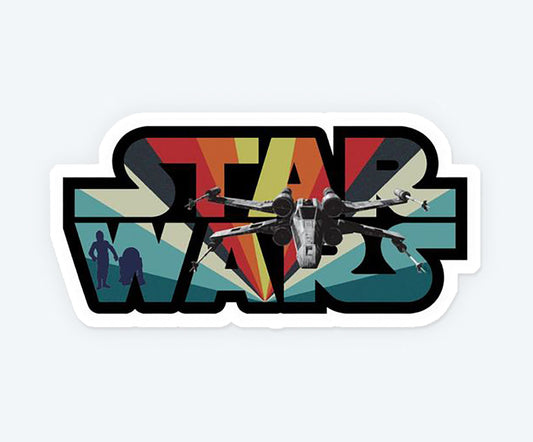 Star Wars Title Sticker