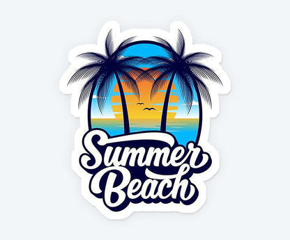 Summer Beach Sticker