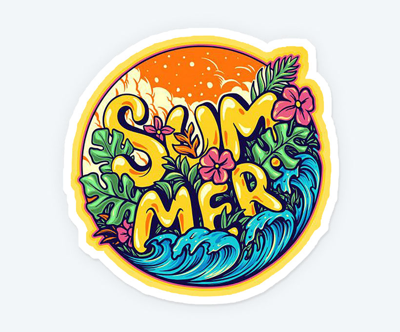 Summer Vibes Sticker