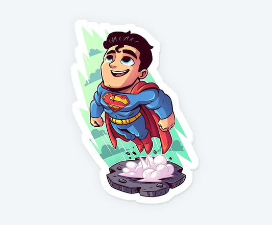 Superman Chibi Sticker