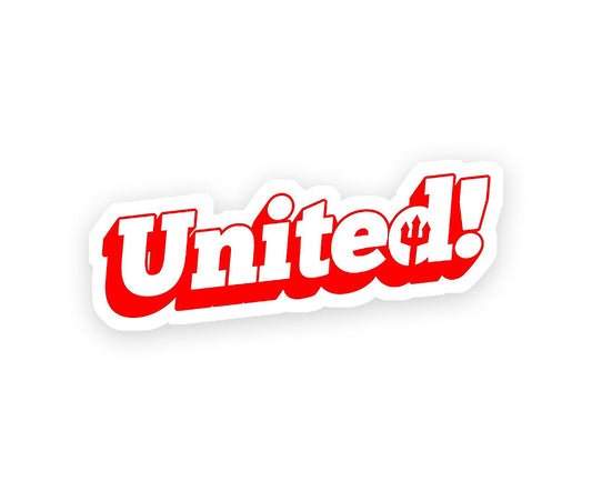 United - Manchester Club Sticker