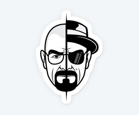 Walter White As Heisenberg Sticker