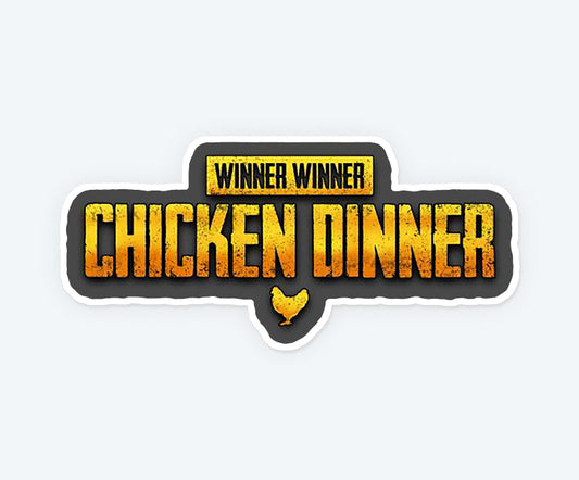 Winner Winner Chicken Dinner Sticker